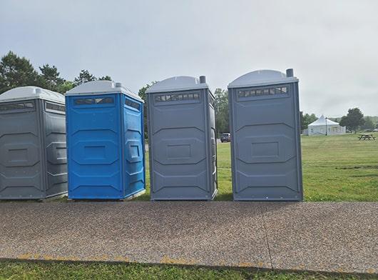 we offer a variety of special event restrooms for rental, including standard portable toilets, luxury trailers, and handicap-accessible units